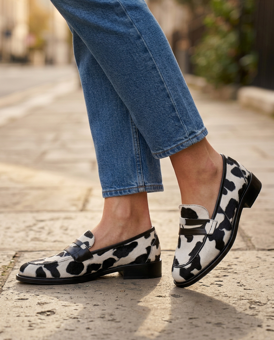 Mocasín Nives — Vaca con Antifaz Penny