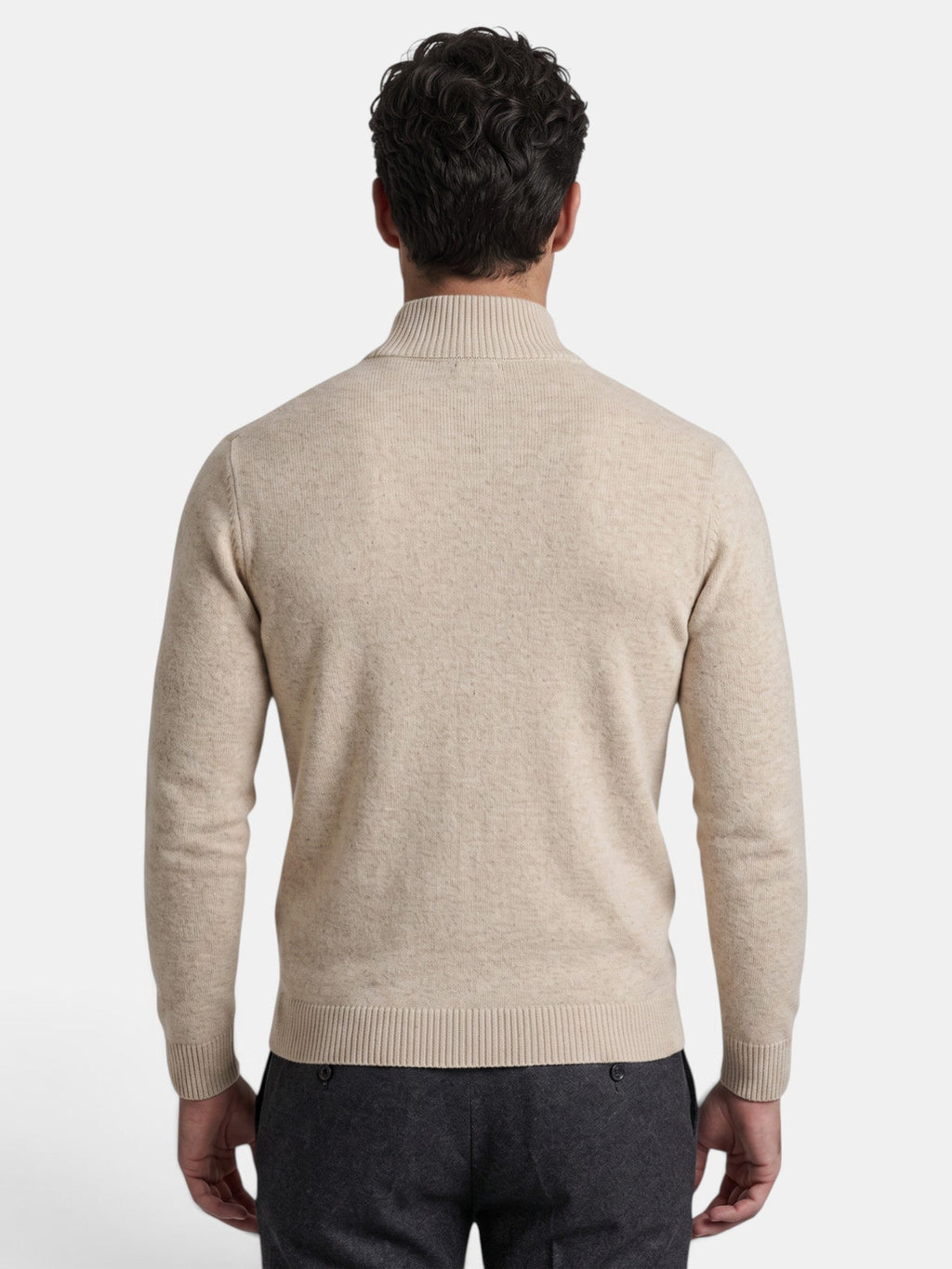 Suéter Hombre Cremallera Punto Casual