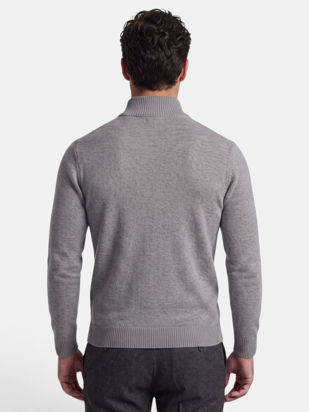 Suéter Hombre Cremallera Punto Casual