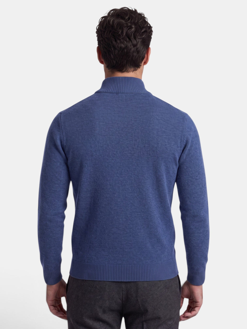 Suéter Hombre Cremallera Punto Casual