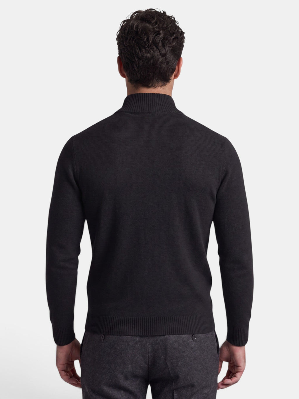 Suéter Hombre Cremallera Punto Casual
