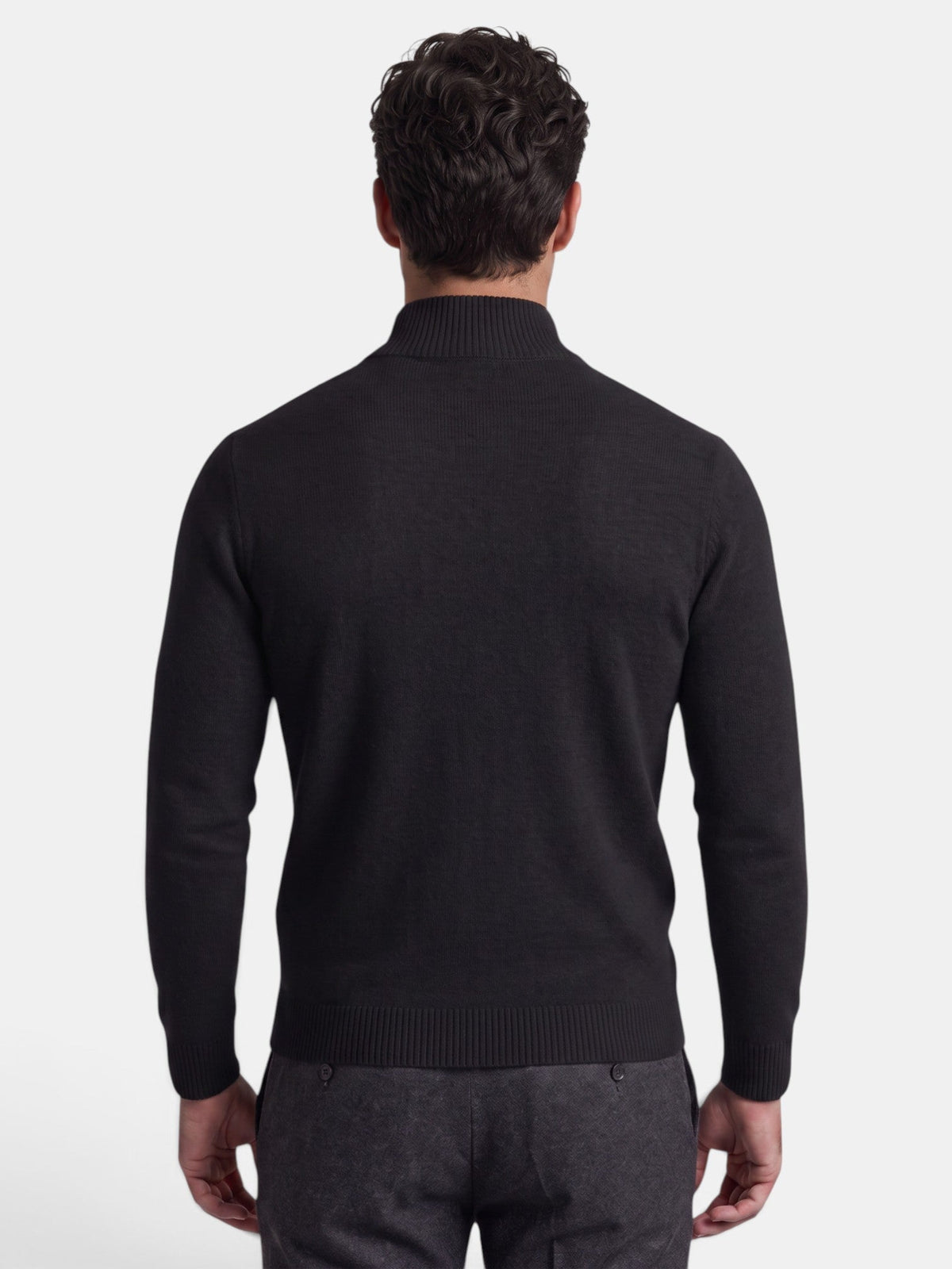 Suéter Hombre Cremallera Punto Casual