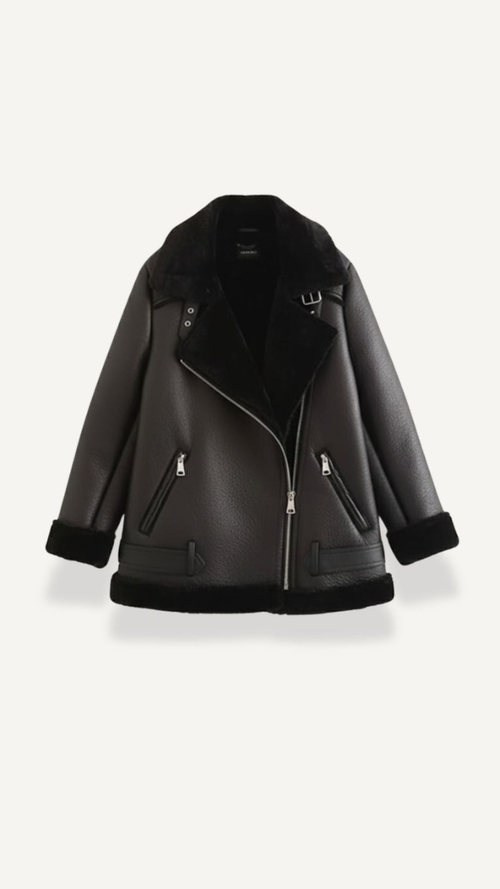 Chaqueta Christine de forro polar con cinturón