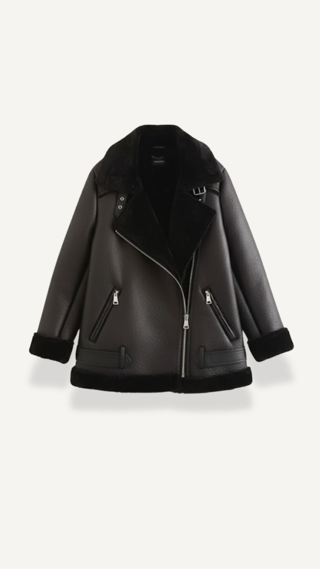 Chaqueta Christine de forro polar con cinturón