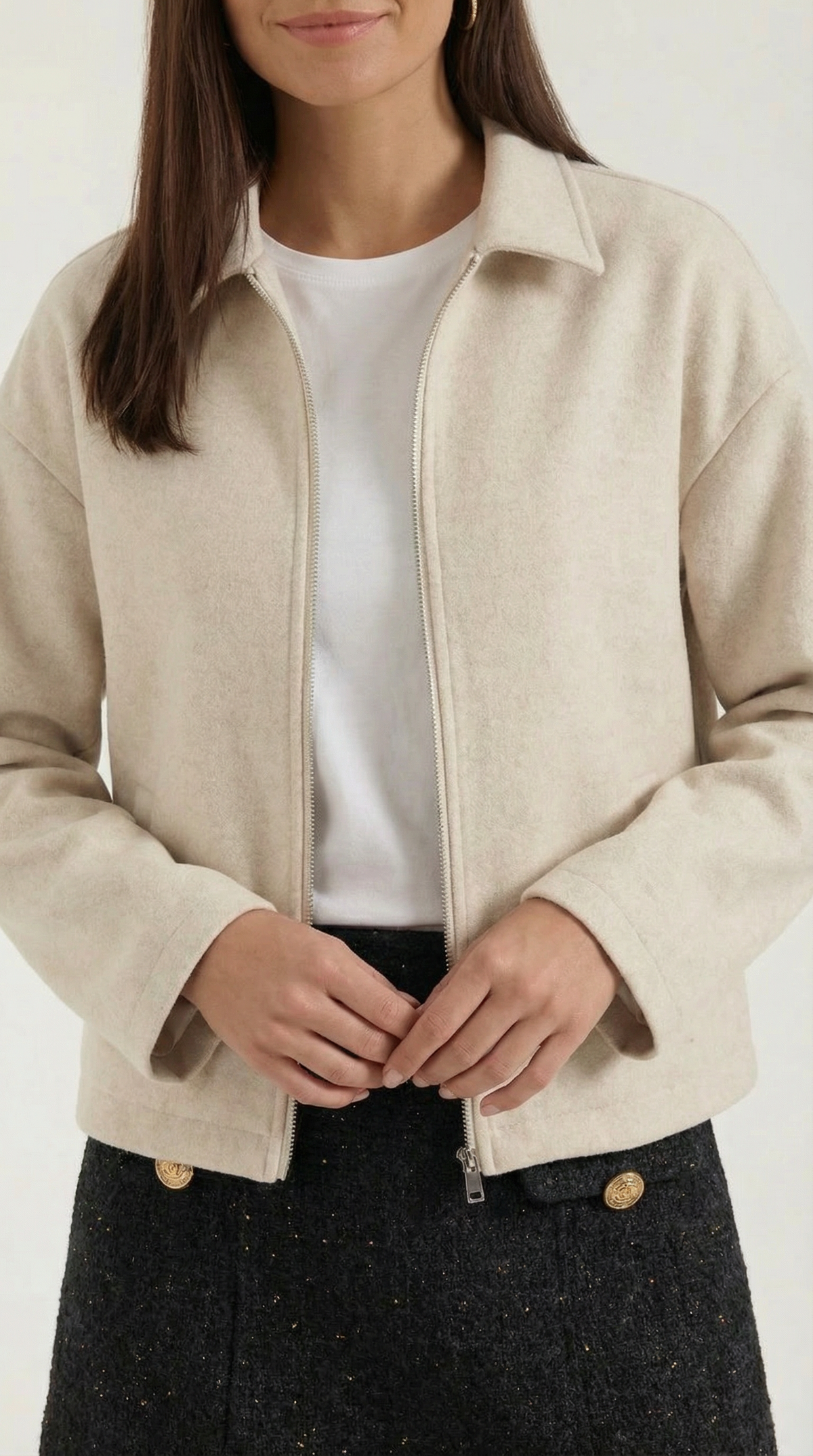 Chaqueta Teresa con Cierre de Cremallera