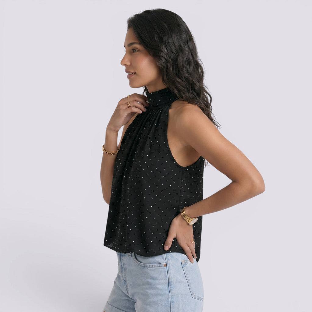 Top Halter Mujer Espalda Descubierta