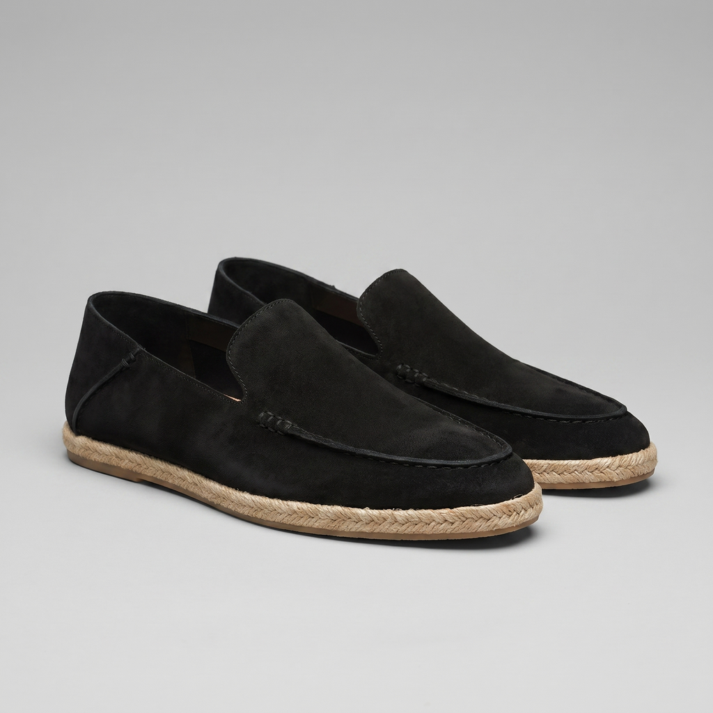 Suede Espadrille Loafers Heren Casual Zomer