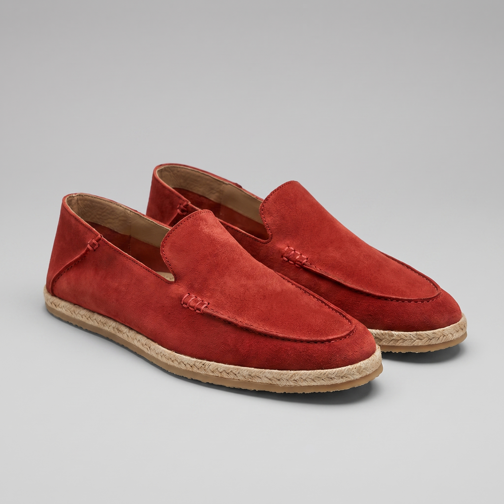 Suede Espadrille Loafers Heren Casual Zomer