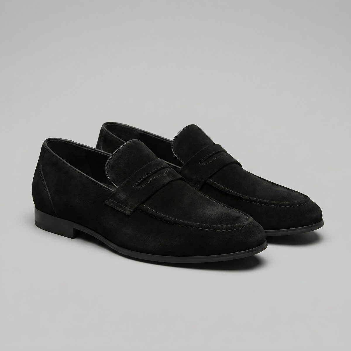 Suede Penny Loafers Heren Smart Casual