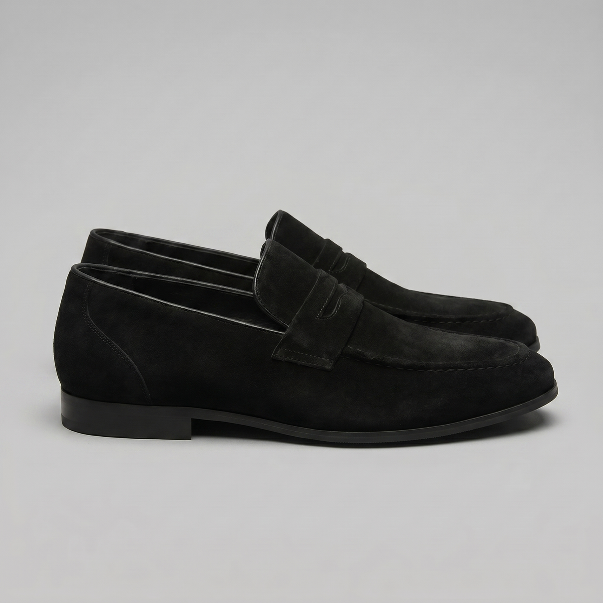 Suede Penny Loafers Heren Smart Casual
