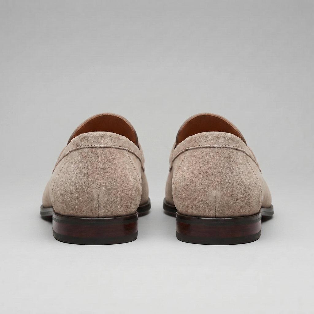 Suede Penny Loafers Heren Smart Casual