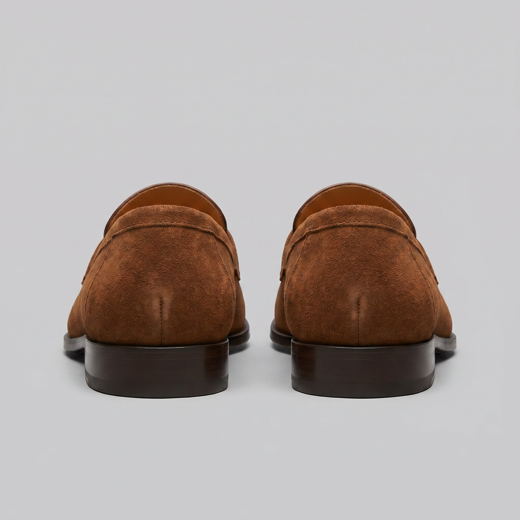 Suede Penny Loafers Heren Smart Casual