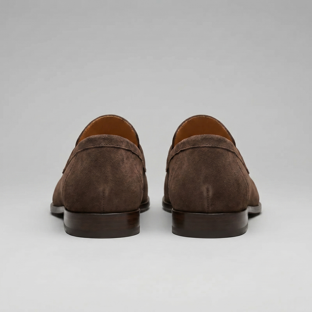 Suede Penny Loafers Heren Smart Casual