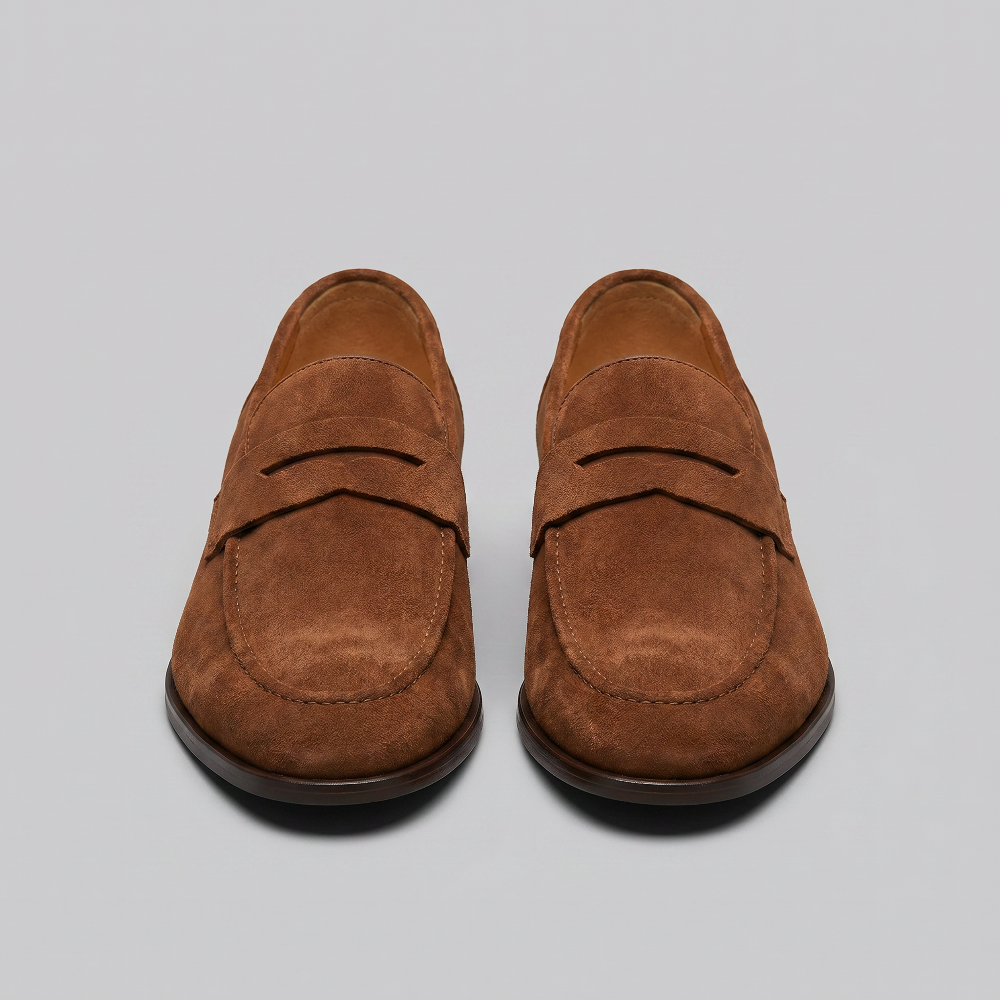 Suede Penny Loafers Heren Smart Casual