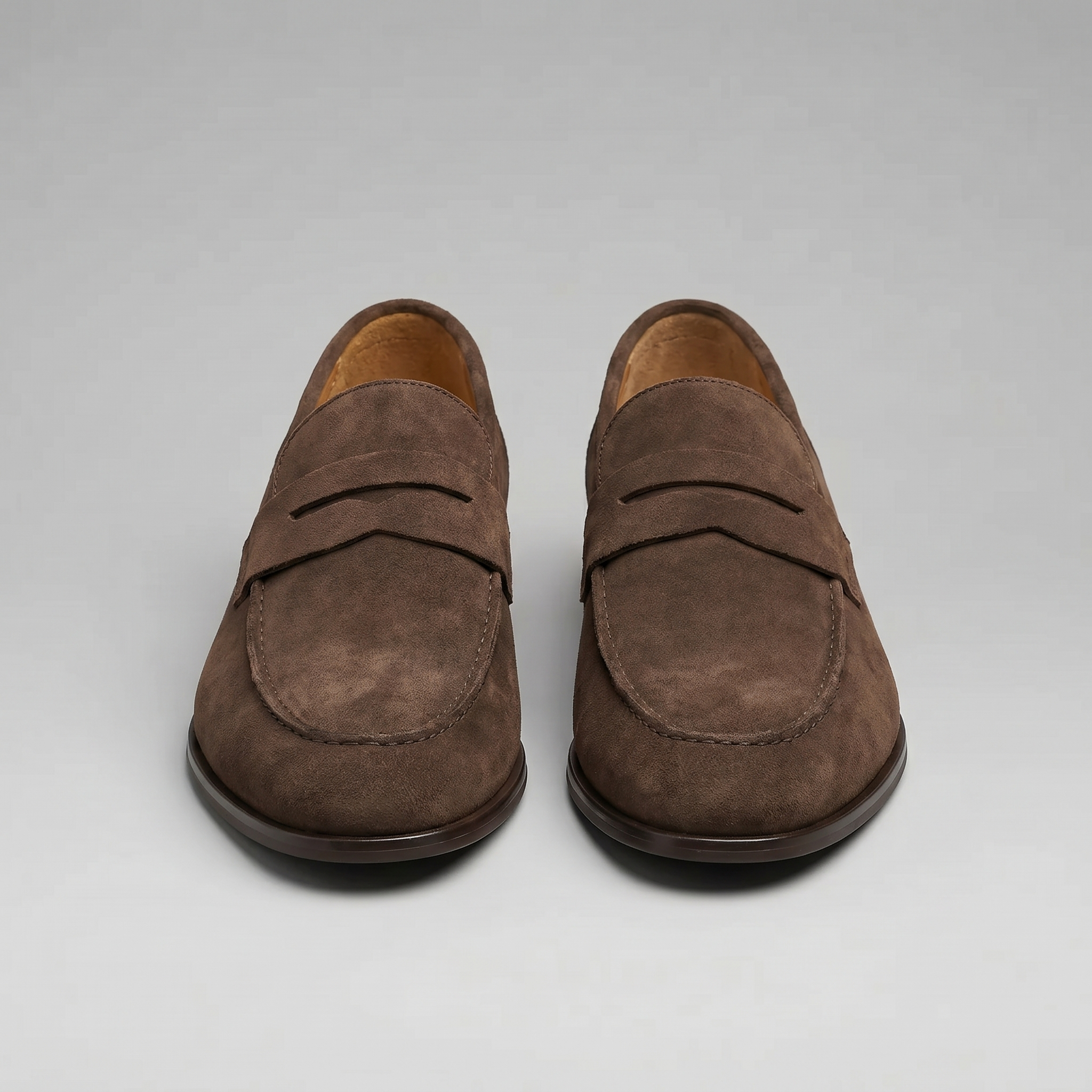Suede Penny Loafers Heren Smart Casual