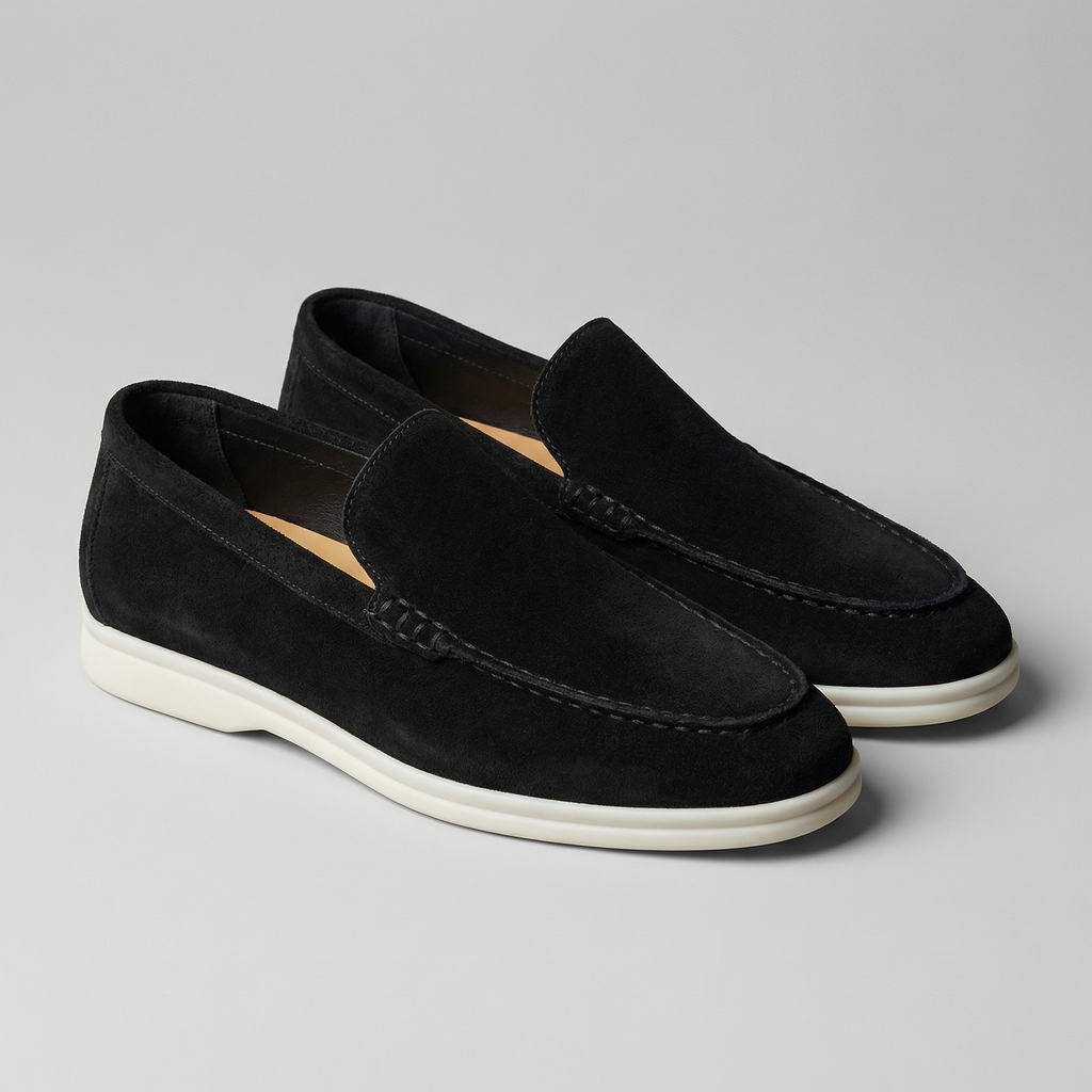 Suede Slip-On Loafers Heren Casual Formeel