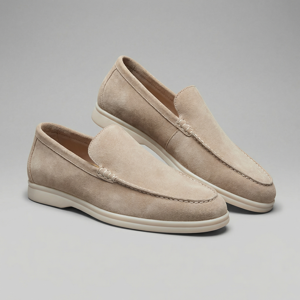 Suede Slip-On Loafers Heren Casual Formeel