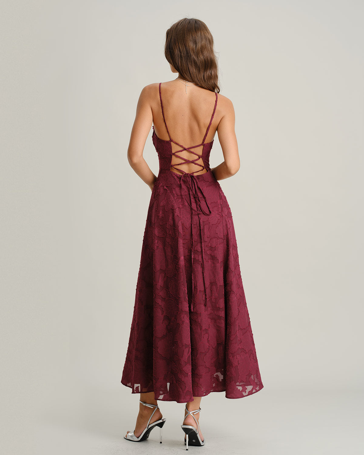 Vestido Burdeos Amélie