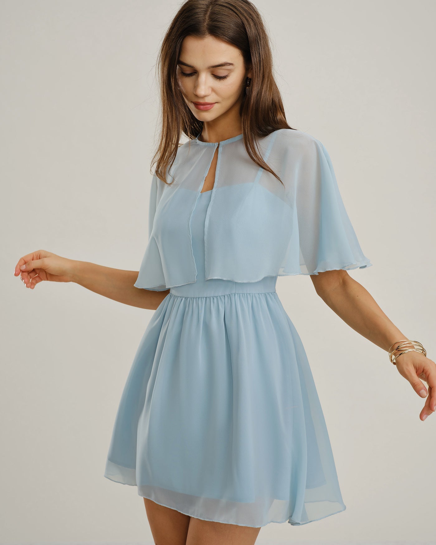 Vestido Celeste